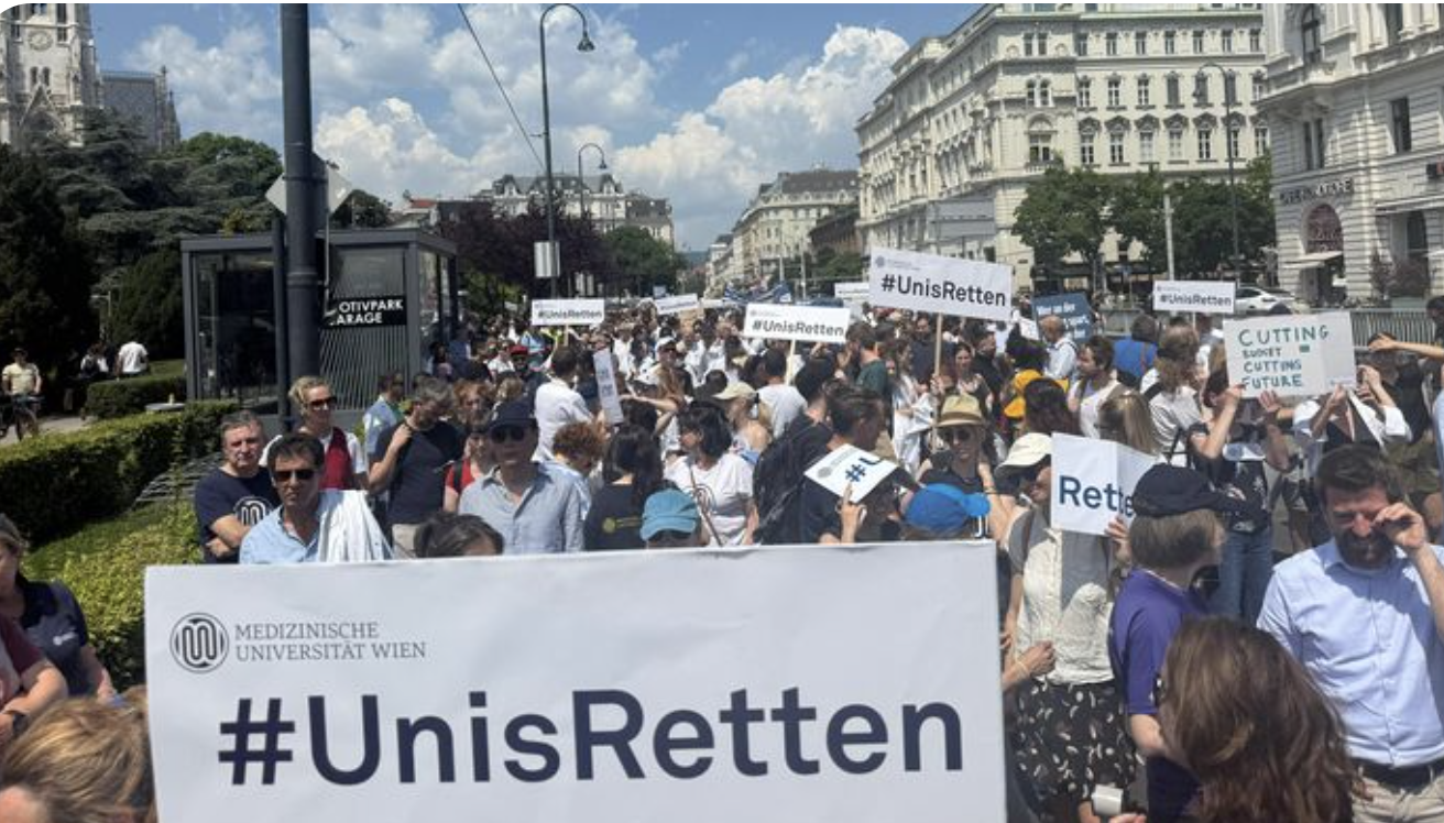 protest in Vienna